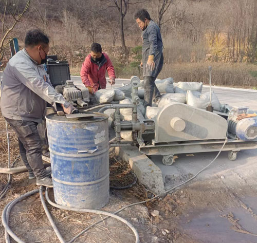 永靖路面下沉注浆